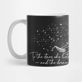 ACOTAR to the stars quote white Mug